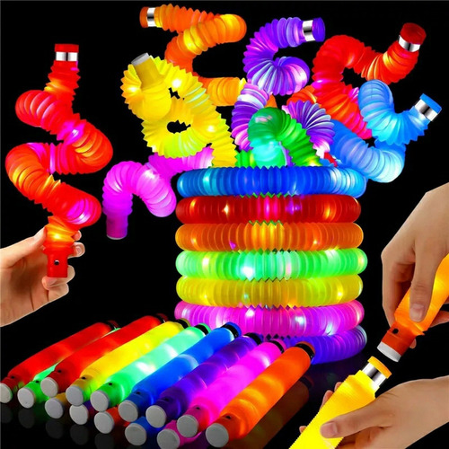 De Kit 12 Poptube Fidget Toy Pop It Fun Sensory With
