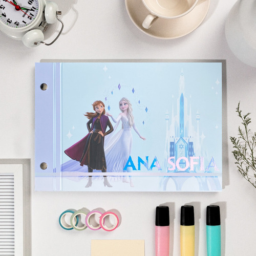 Album Para Fotos Y/o Firmas -mod. Princesas Frozen