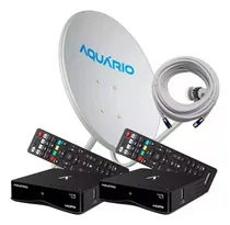 Comprar Kit Antena Parabólica 3 Receptor Digital Lnb Duplo Ku 60cm 