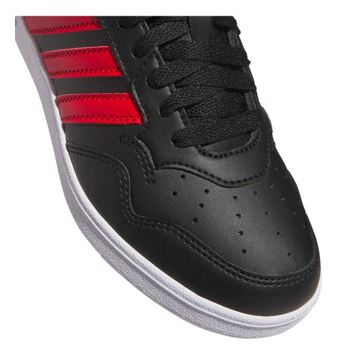 Zapatillas Joven Hoops 4.0 Mid Adidas Negras/rojas