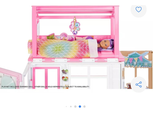 Barbie Casa Glam 2 Pisos Amueblada Con Muñeca Y Accesorios