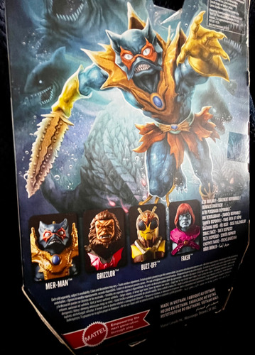 Figura Mer Man Motu Revelation. Mattel Colección Sellada (Usado)