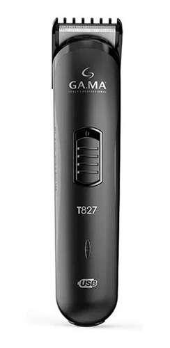 Imagen 10 de 12 de Cortadora Gama De Pelo Barba Trimmer Inalámbrica Accesorios Color Negro
