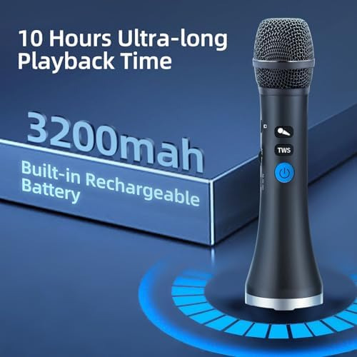 Micrófono Bluetooth Inalámbrico Yf79 Con 20w De Alta Potenci