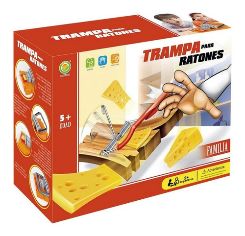 Juego De Mesa Trampa Para Ratones Didactico Niños Diversión