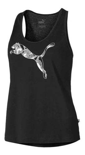 Playera Negra Puma Ka Tank Sin Mangas Entrena Dama Original | Meses sin  intereses
