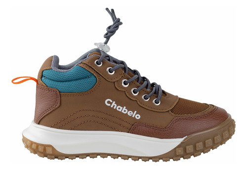 Botas Tipo Tenis Para Niño Chabelo C398-h Camel Confort Moda