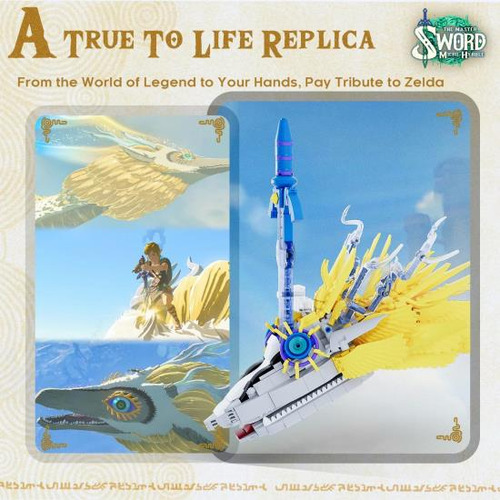 Totk Master Sword Building Set, Botw Legendary Sword Buildin