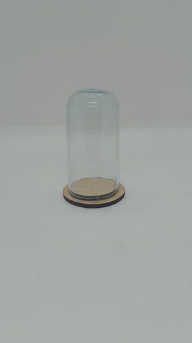 Portavela Cupula De Vidriox50u. V. Recuperado Gris