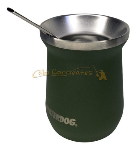 Imagen 2 de 10 de Mate Termico Vaso Acero Inoxidable Waterdog Zoilo 240 Ml