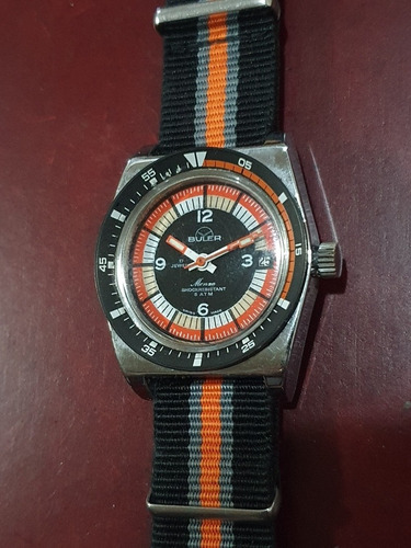 Imagen 5 de 6 de Reloj Tipo Diver Buler Monza Vintage