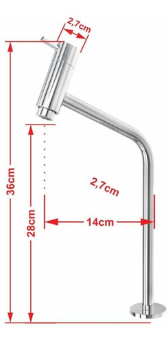 Cuba Banheiro Ml44 C/torn Link E Válv Click V2+sifão E Flex Cor Branco