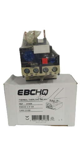 Relé Termico De 2.5-4amp Para Contactores Marca Ebchq 