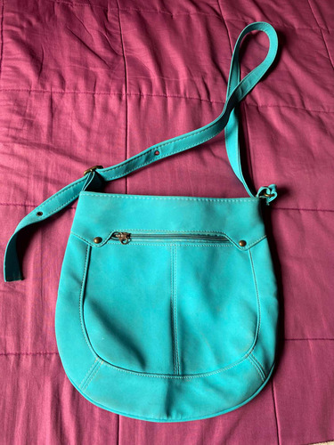 Cartera Morral Bandolera Gamuza - Poco Uso