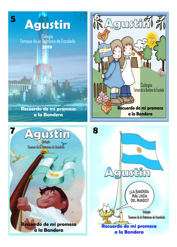Anotador + Diploma De Regalo Promesa Bandera X 20 Unidades
