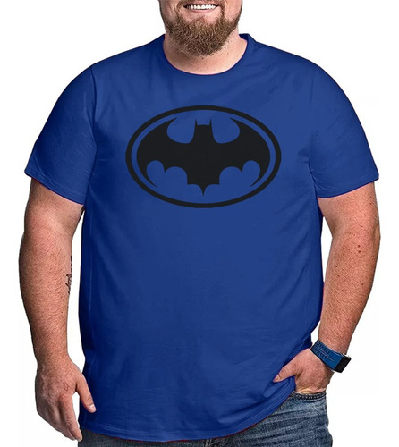 Camiseta Batman G1 G2 G3 Camisa Plus Size Masculina Algodão