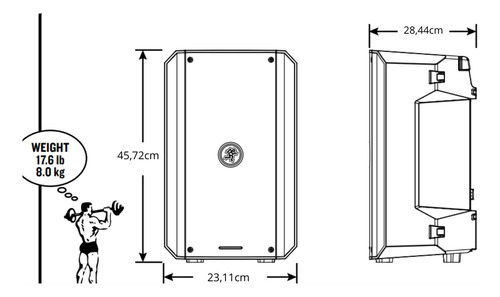 Caixa De Som Mackie Thump Go8 Bluetooth Bateria Recarregavel