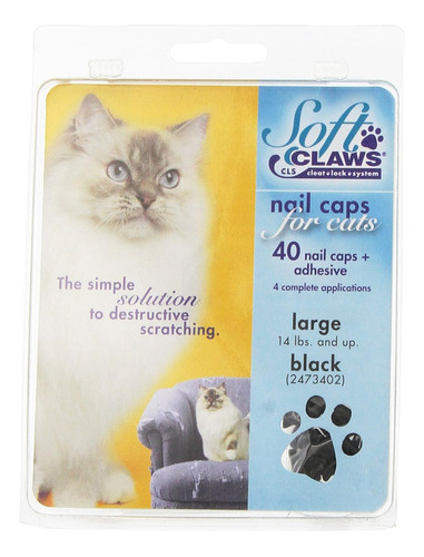 Feline Soft Claws Kit De Tapones Para Uñas De Gato Para Lle
