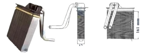 Radiador Calefaccion Volkswagen Gol Power 2008 2009 2010