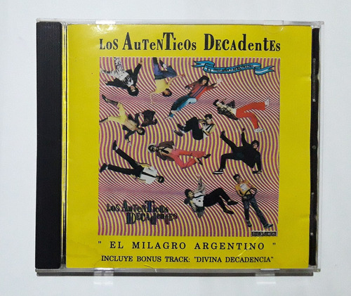Cd Los Autentico Decadentes Milagro Argentino  Ed 1993 Oka (Reacondicionado)