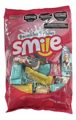 Oferta! Bombones Bocaditos Chocolate Smile 400g Surtidos