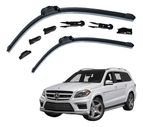 2 Plumas Limpiaparabrisas P/ Mercedes Benz Gl63 Amg 13/16