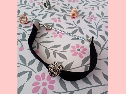 Imagen 2 de 4 de Pulsera Mama Hija Madre Pulsera Corazon Huella Mascota