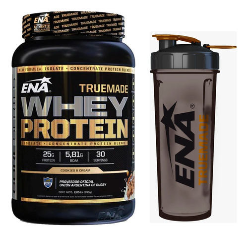 Combo Ena Whey Protein Truemade 930g + Shacker Premium 500ml