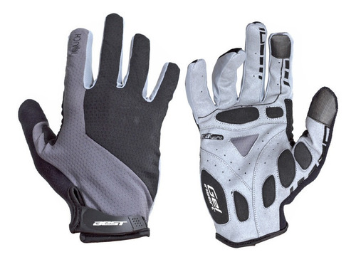 Guantes Largos Hombre Best Sb-05-9505 Negro/plomo Talla M