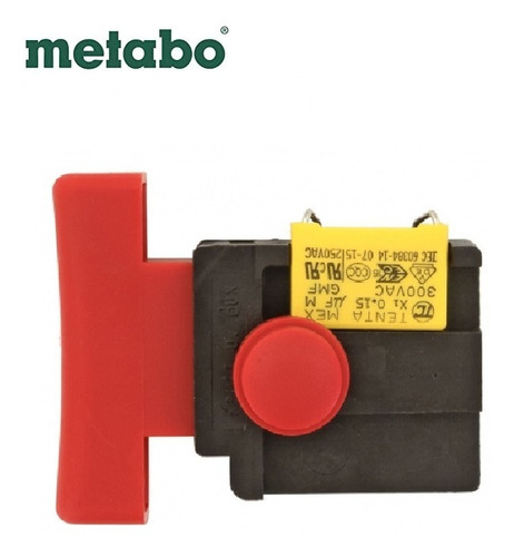 Repuesto Interruptor Pulsado Metabo Lijadora Sxe450 3408910