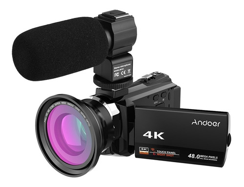 Videocámara Digital Andoer 4k 1080p 48mp Wifi