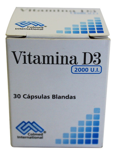 Vitamina D3 Colmed 2000 U.i X 30cápsulas Blandas