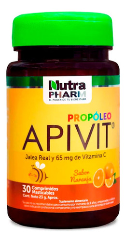 Apivit Propóleo Masticable Infantil 30 Comprimidos Agronewen
