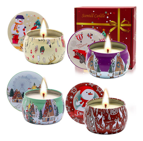 Regalo Navideño Aroma Candle Eco-friendly Smokeless