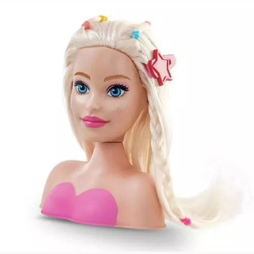 Boneca Barbie® Busto Para Pentear e Maquiar - Seu Empório Mix