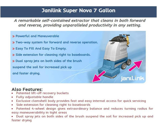 Jl Supernova 700psn Extractor De Alfombras Autónomo