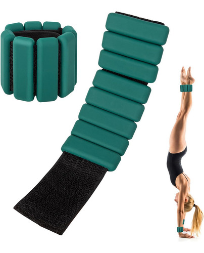 Paquete De 2 Polainas For Tobillos Y Muñecas, De Silicona