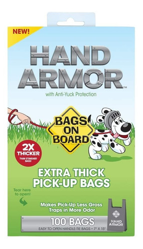  Hand Armor Dog Poop Bags  Extra Thick Dog Waste Bags W...