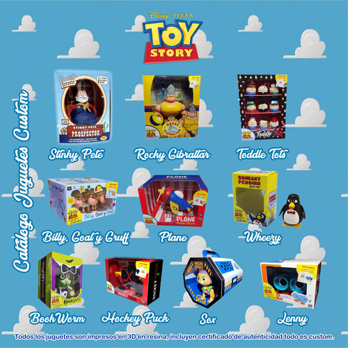 Toy Story Pixar Disney Rocky Gibraltar Custom Impreso En 3d