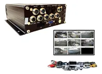 Comprar Dvr Vehicular Disco 2tb Sd 256gb Ahd 8 Ch Buses Camión Mdvr