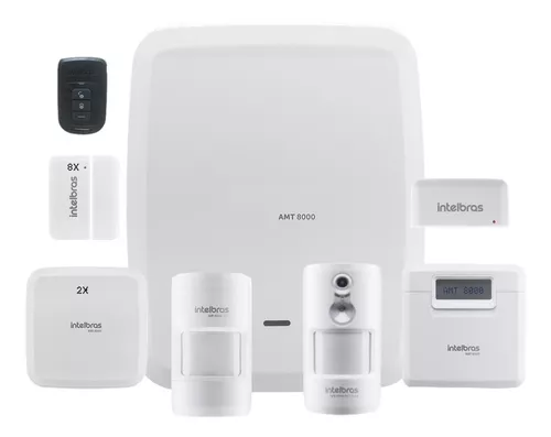 Kit de Alarme Intelbras WiFi AMT 8000 WiFi Monitorada