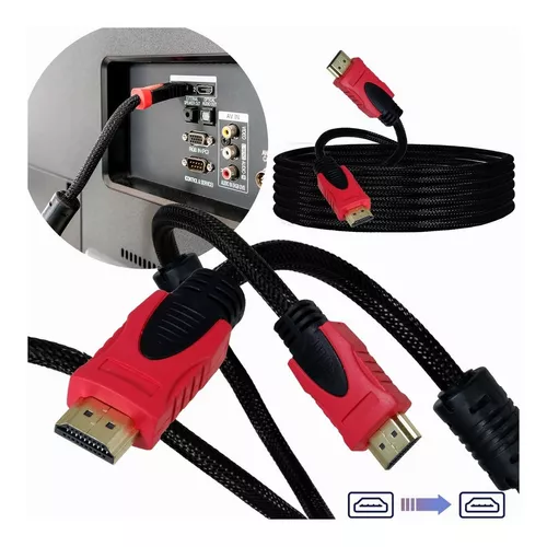 Cable Hdmi 3 Metros Full Hd 1080p Ps3 Xbox 360 Laptop Tv Pc