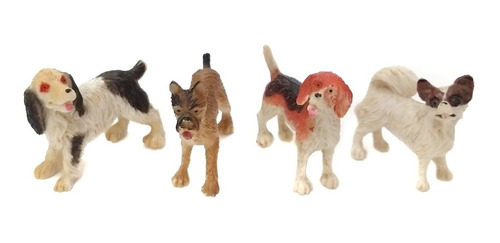 Perros Domésticos Colección 4 Figuras En Bolsa