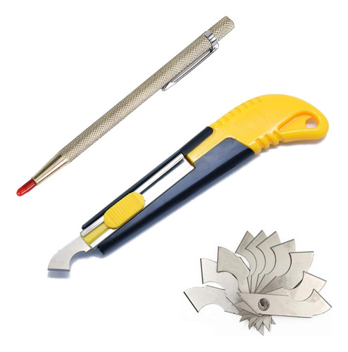1pcs Acrílico Cortador Y 10 Pcs Blade Set Mini Caja,mu...