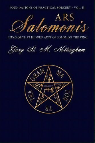 Ars Salomonis, De Gary St Michael Nottingham. Editorial Avalonia, Tapa Blanda En Inglés