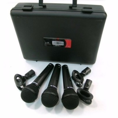 Proel Dm 800 Kit Set De Microfonos, Accesorios Y Valija