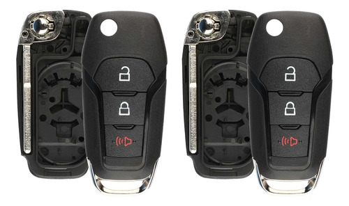 2x Keyless Option Remote Car Key Fob Shell Case For For...