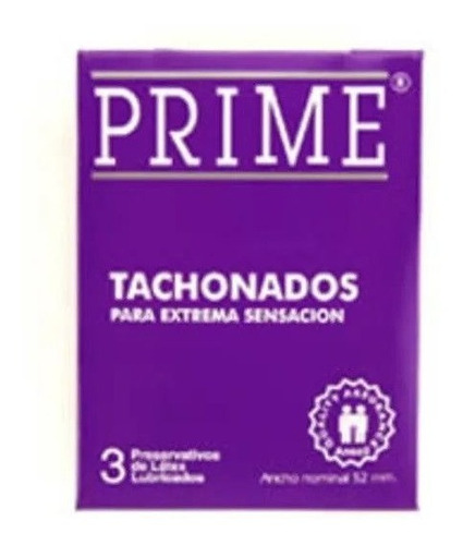 Preservativos Prime® Tachonados X 3 Unidades