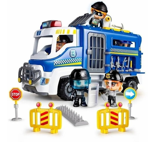 Imagen 2 de 8 de Pinypon Action Vehículo Furgón C/ Figuras Y Accesorios