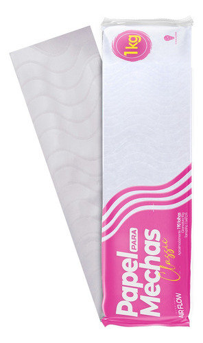 Papel Ecologico Para Mechas Classic 11x47cm 180 Folhas 